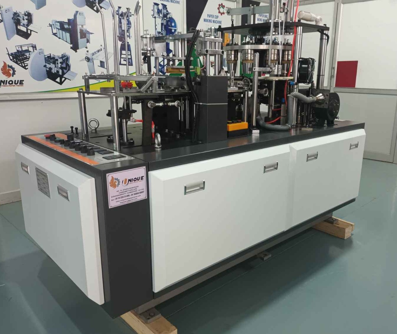 JJ Mark High speed cup making machine is available in Coimbatore