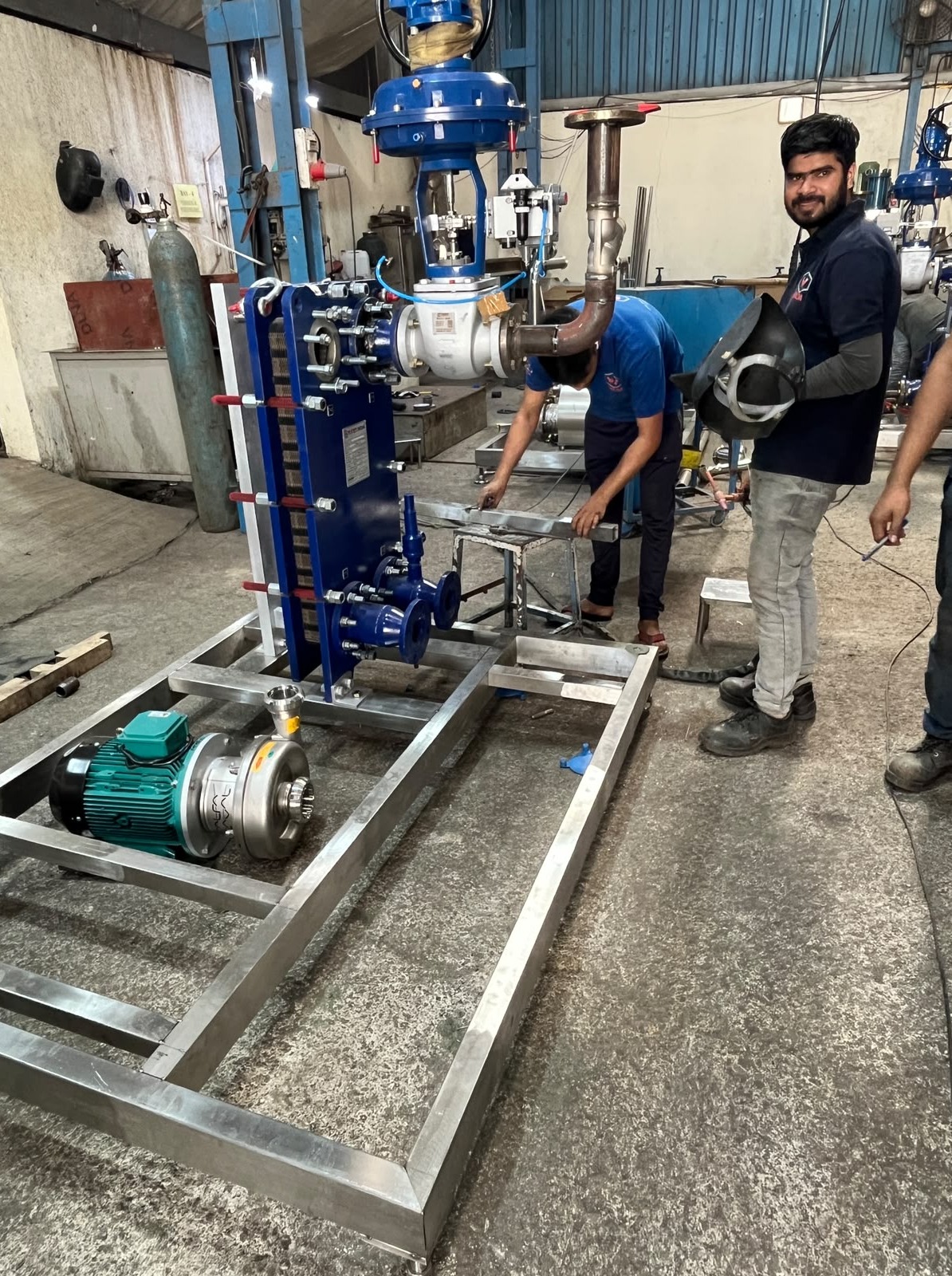 Custom Stainless Steel Process Skid Fabrication & Assembly | Rabale, Navi Mumbai