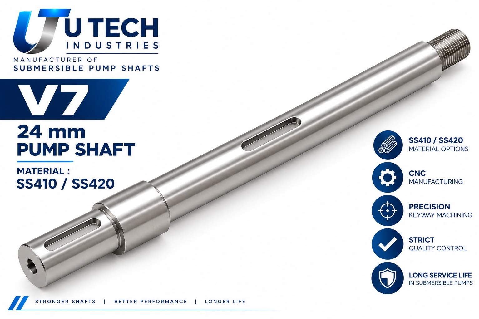 V4 Submersible Pump Shaft in Coimbatore