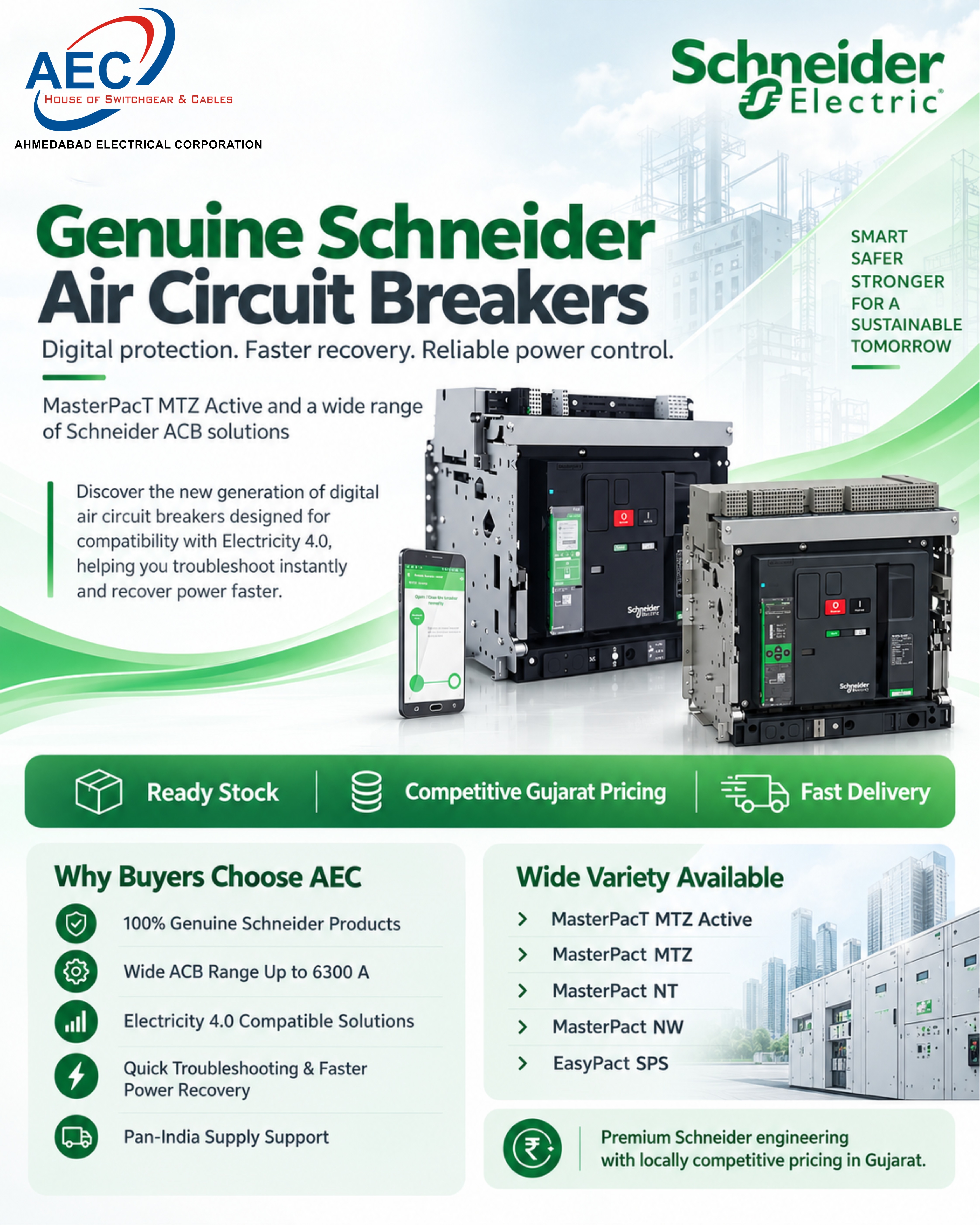 How to Select Schneider Air Circuit Breaker for Industrial Use