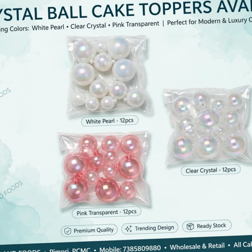 Decorative crystal balls