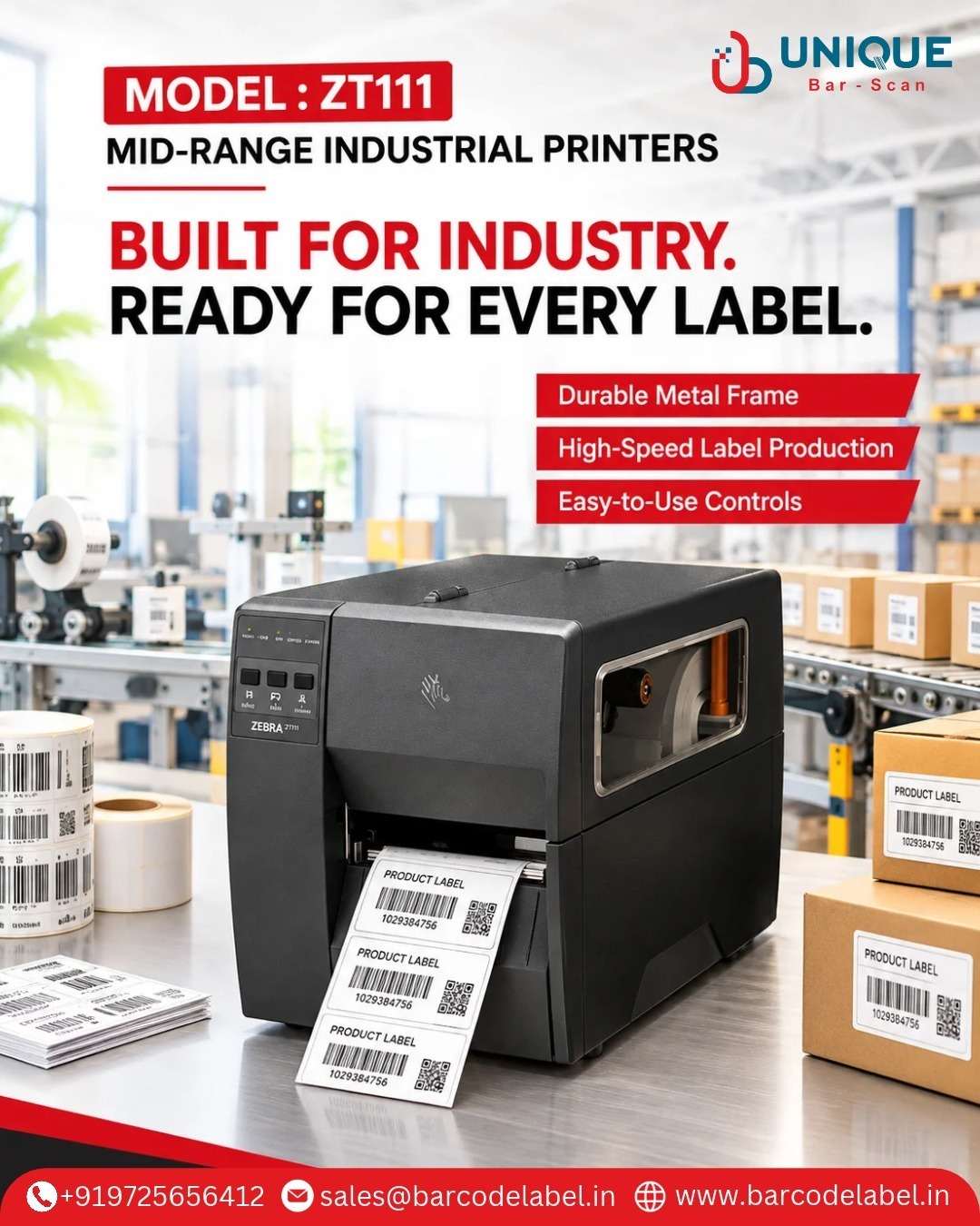 What Is the ZT111 Mid-Range Industrial Printer