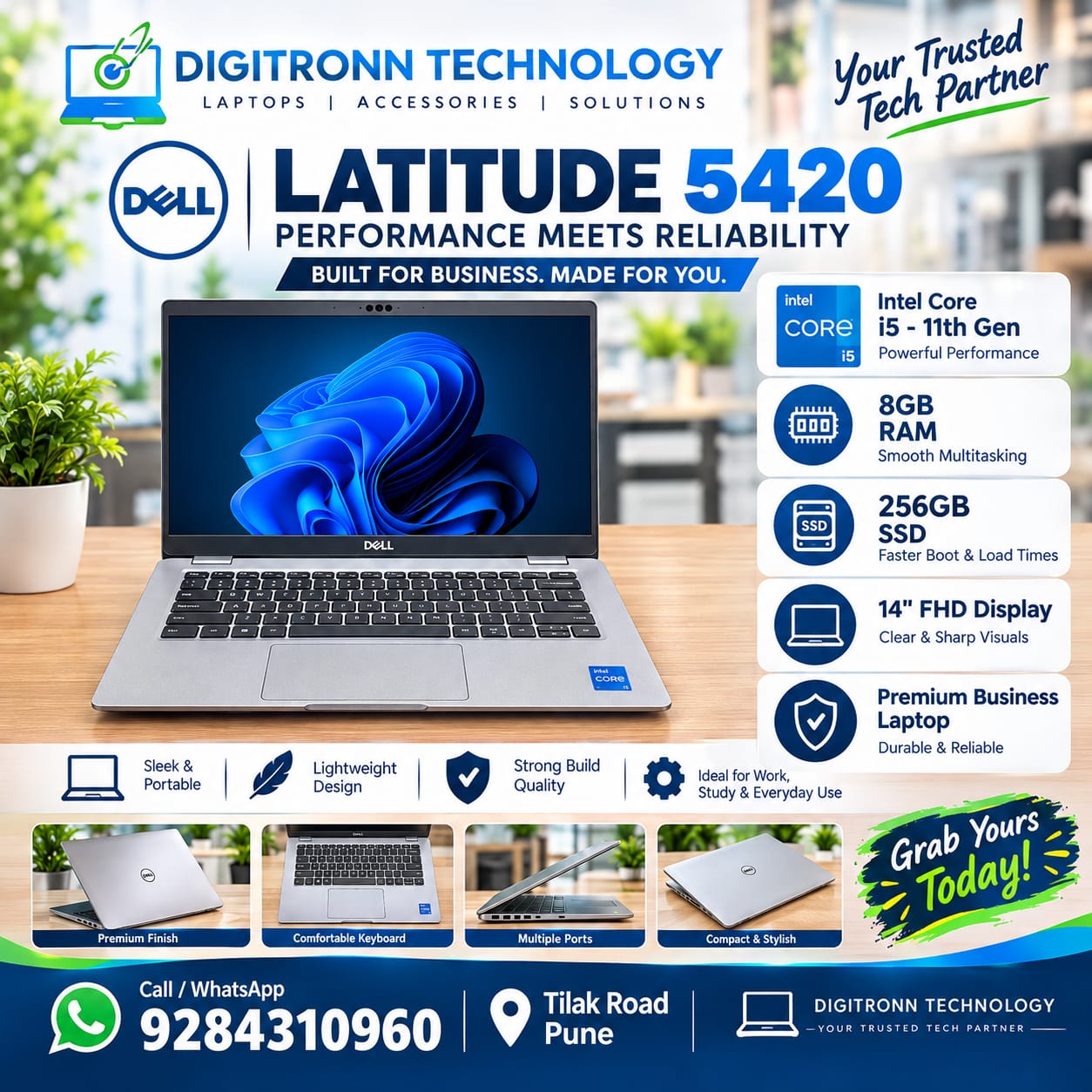 Get Your Refurbished Laptop At Tilak Road