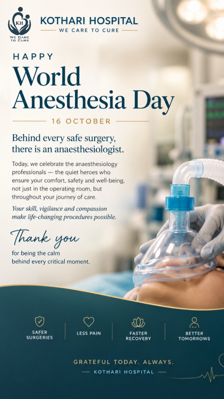 ๐ Happy World Anaesthesia Day! | 16 October Behind every safe surgery, there is a professional who...
