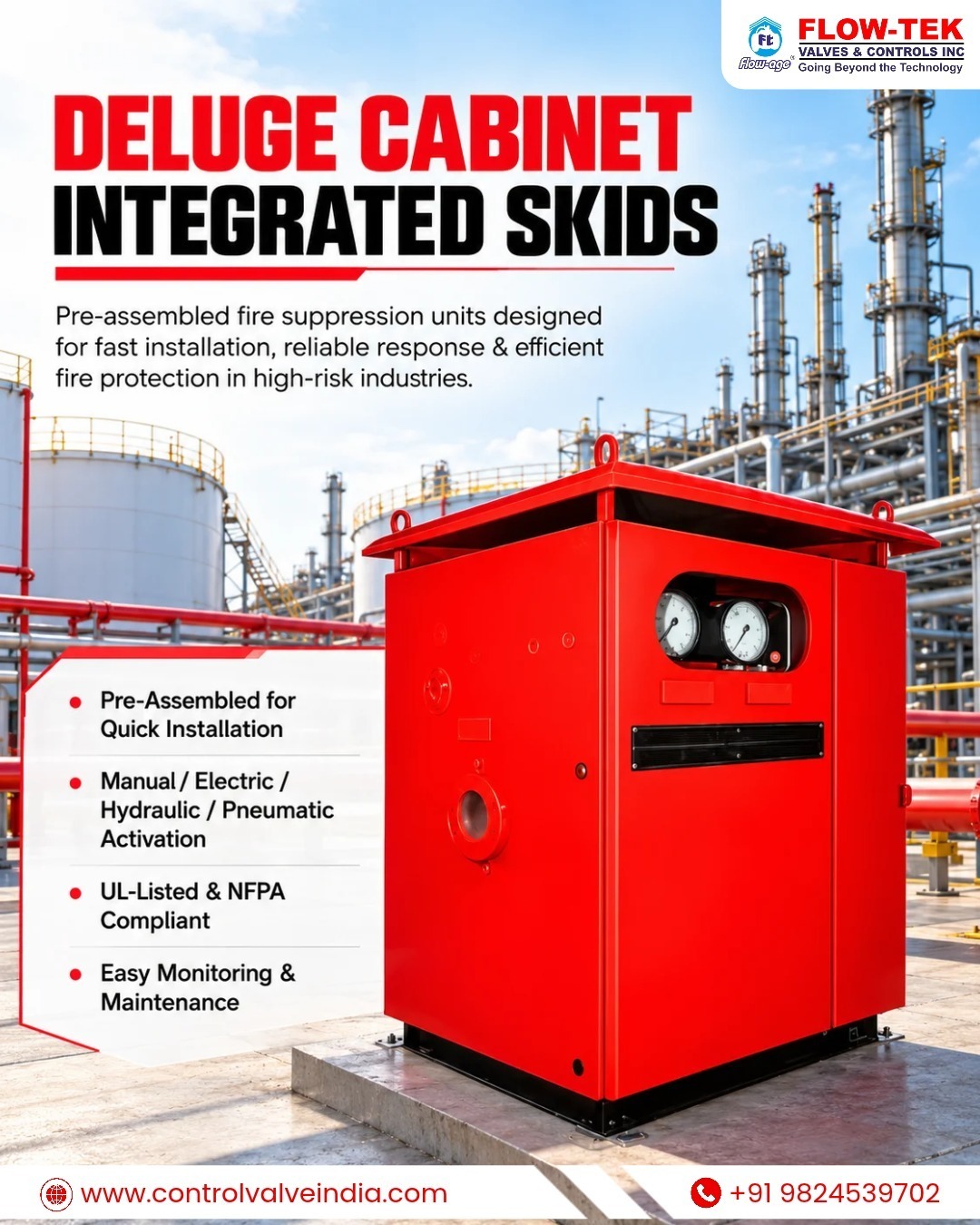 How Can Deluge Cabinet Integrated Skids Improve Industrial Fire Safety