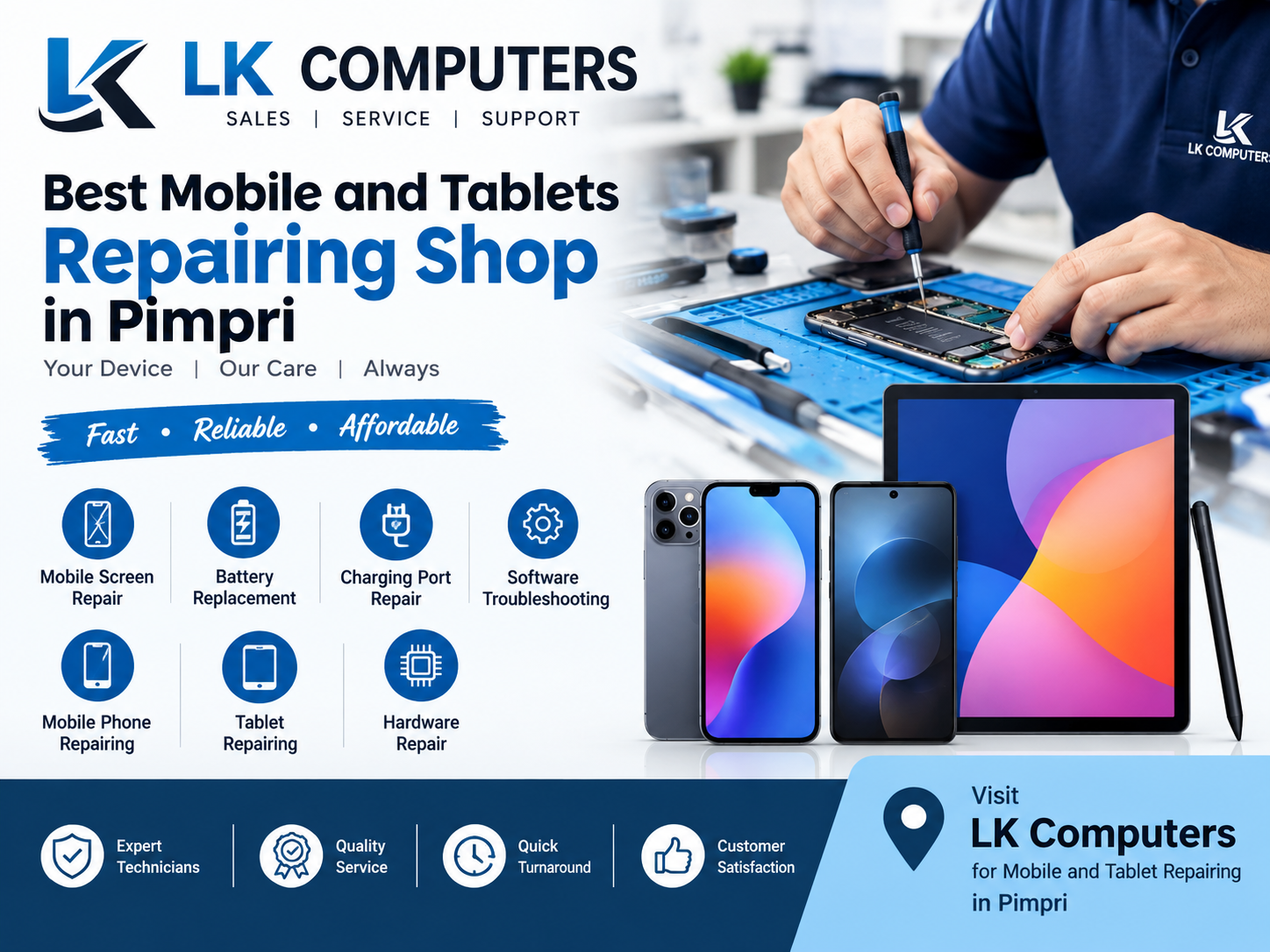 Best Mobile and Tablet Repairing Shop in Pimpri