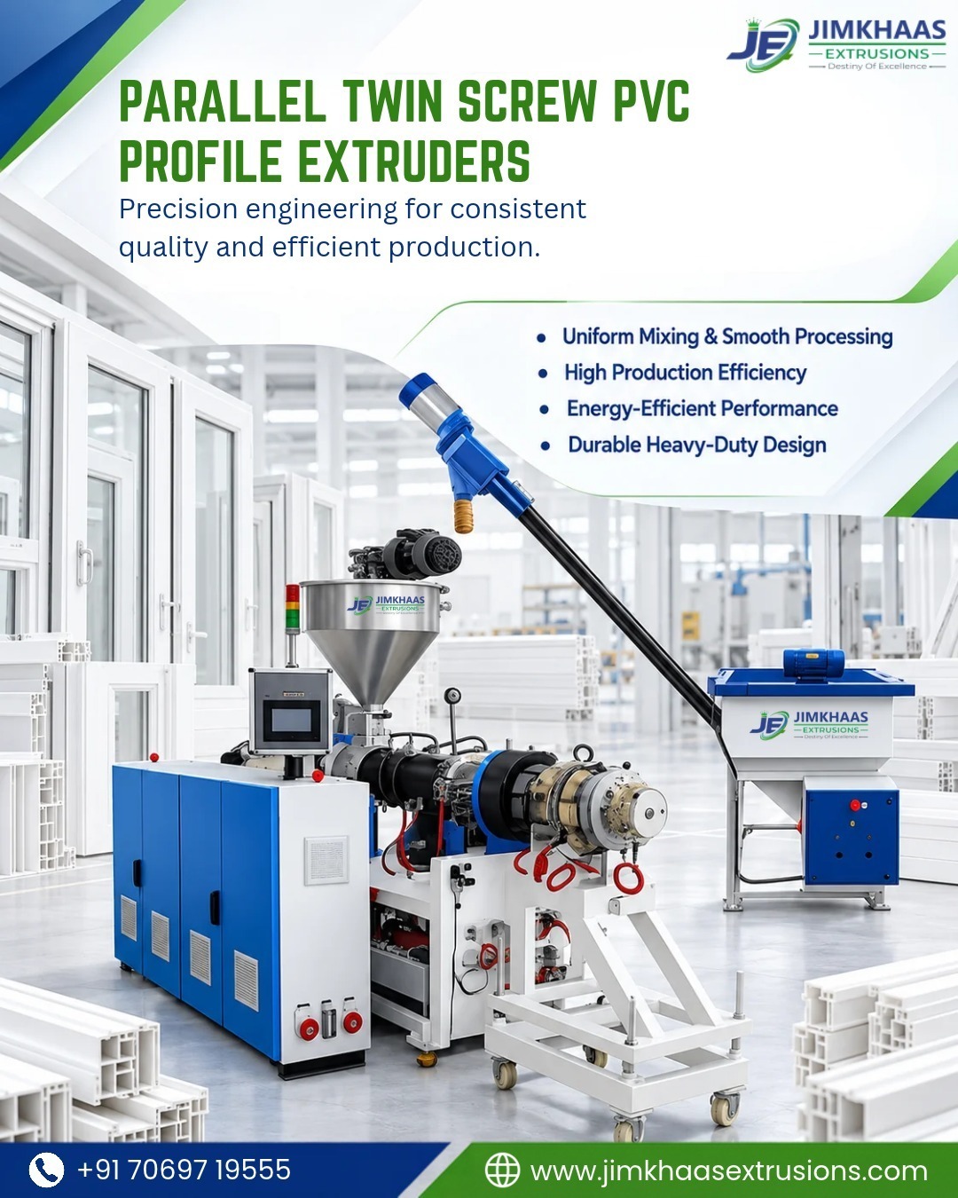 Why Choose a Parallel Twin Screw PVC Profile Extruder for Efficient Industrial Production in India
