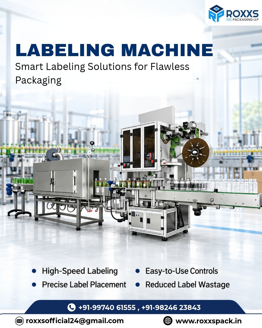 Labeling Machines: Enhance Packaging Productivity with ROXXS Packaging LLP