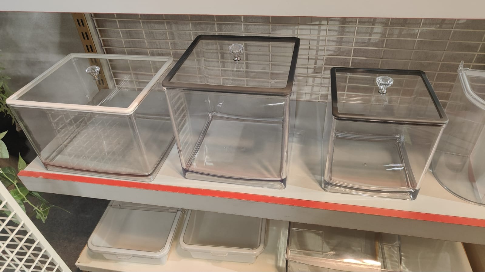Supermarket PC Airtight Squire jar Supplier in Delhi