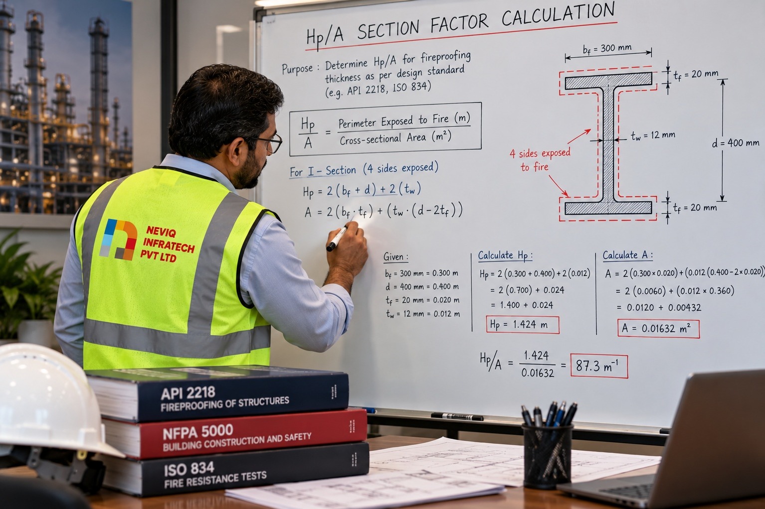Role of Hp/A Section Factor in Passive Fireproofing
