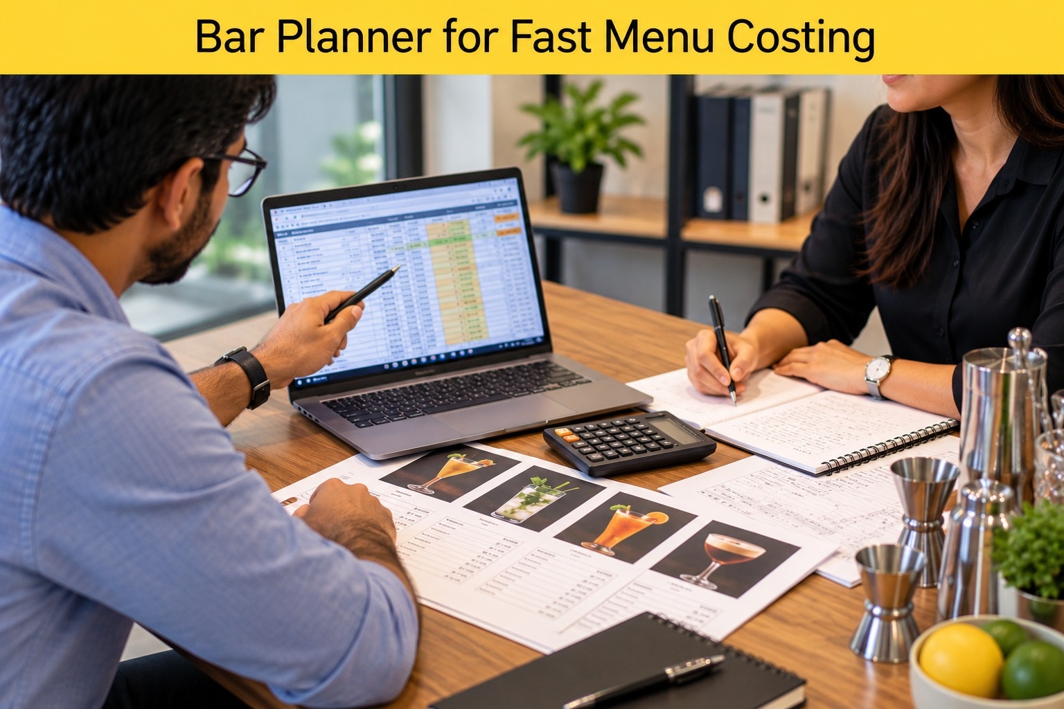 Find a Bar Planner for Fast Menu Costing in Delhi