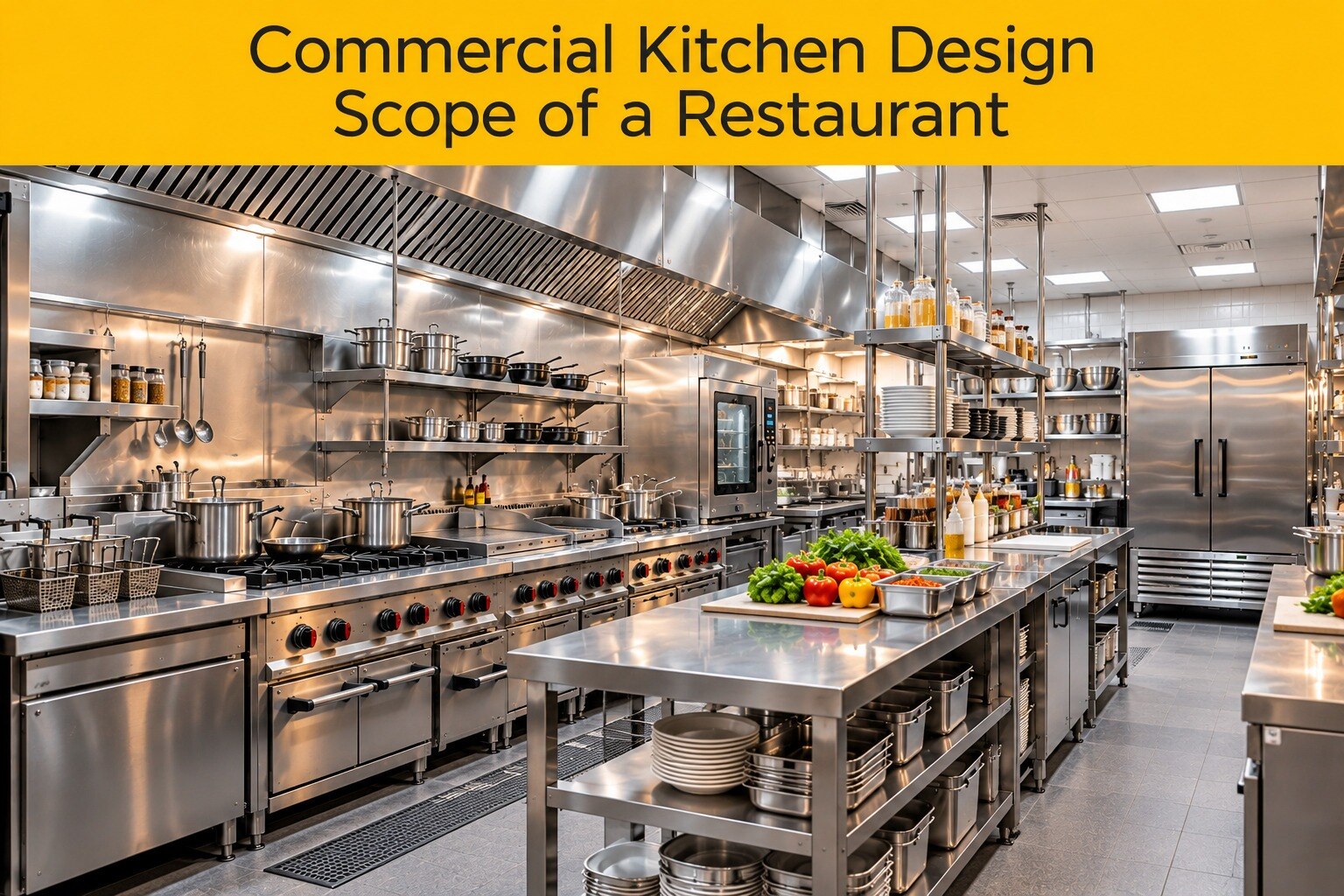 Restaurant Consultant Commercial Kitchen Design Scope for Delhi NCR Restaurants