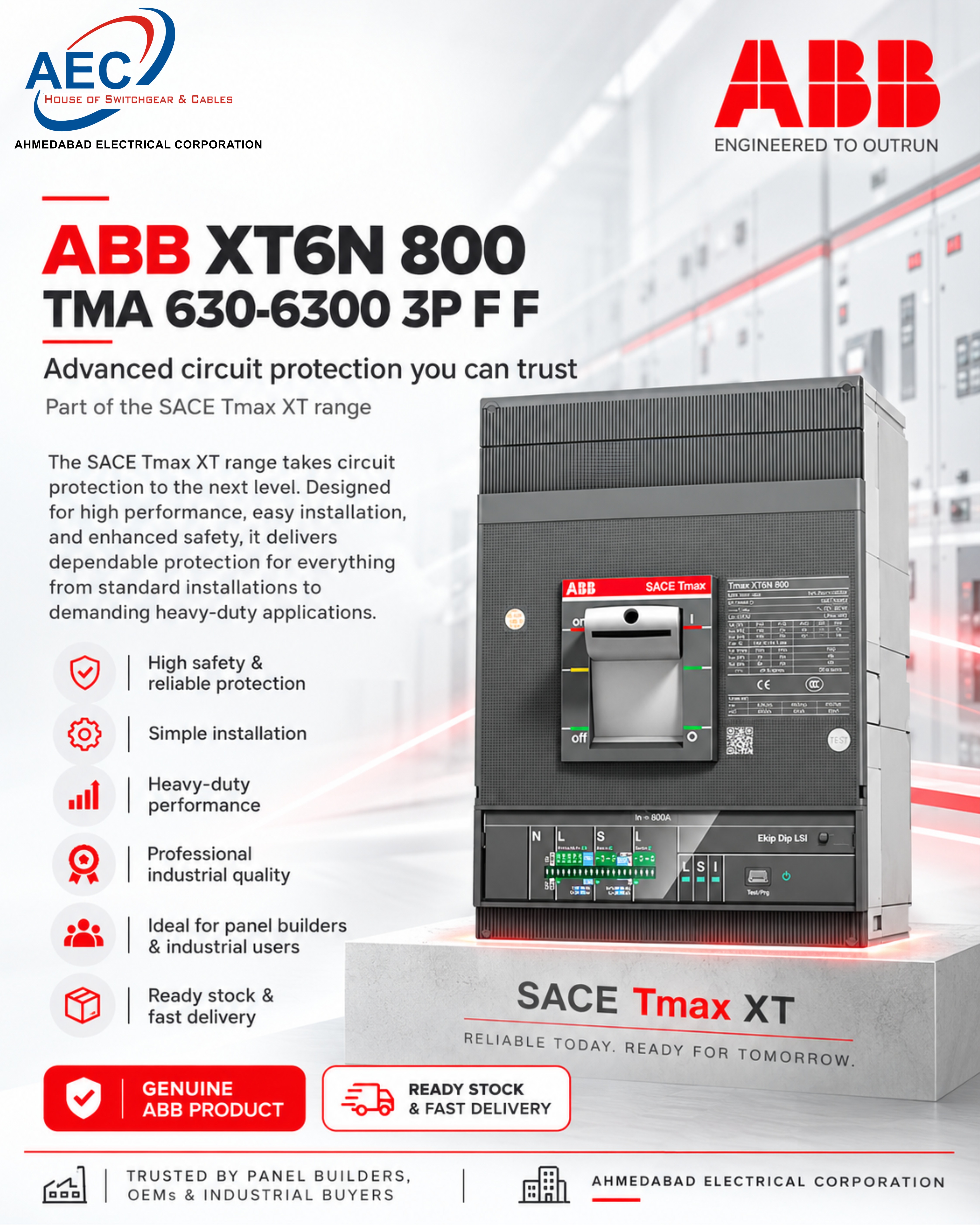 How to Select ABB MCCB for an Industrial Electrical Panel
