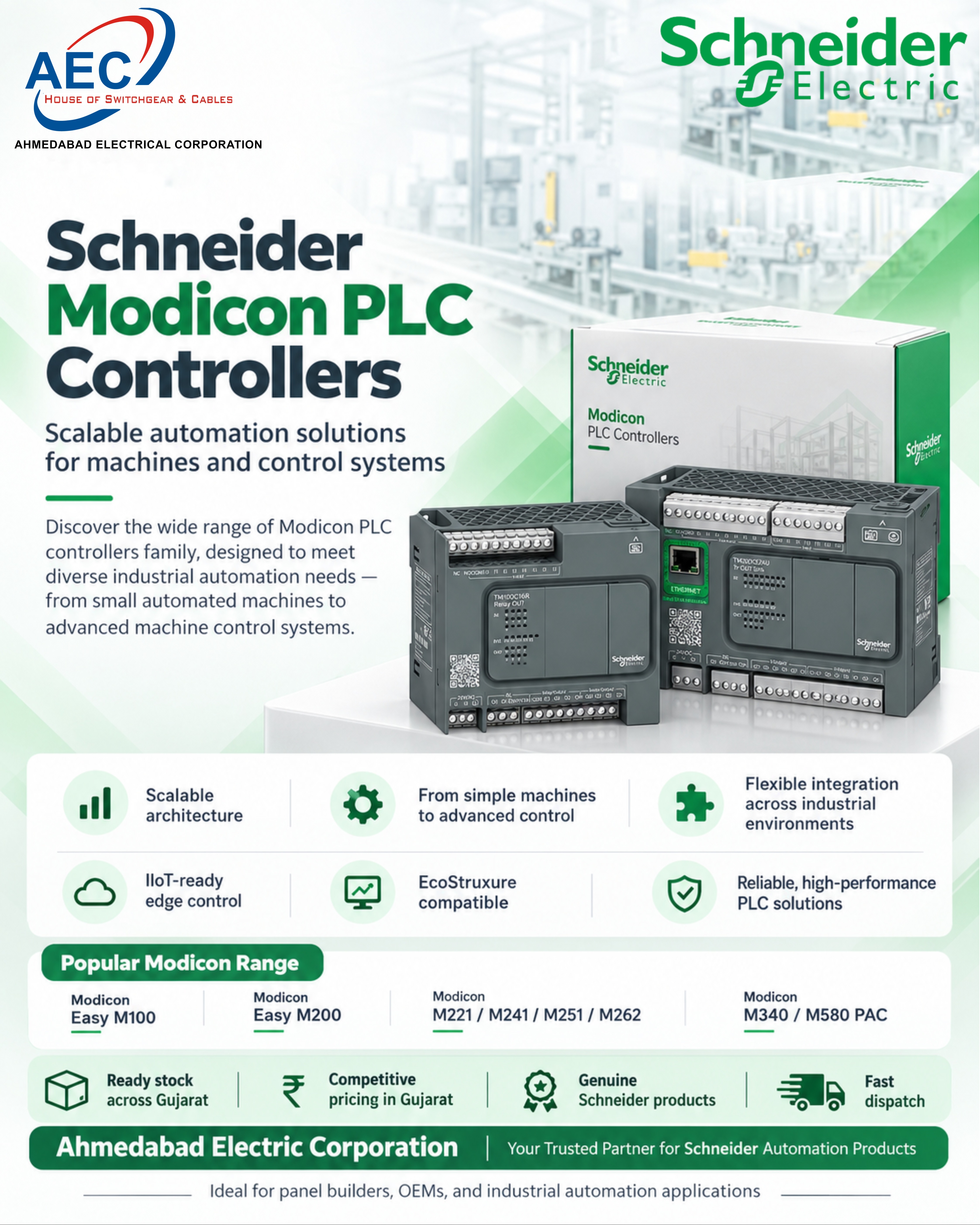Schneider Electric PLC Selection for Industrial Automation