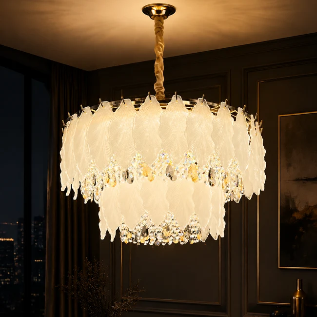 Elegant Crystal Chandelier: A Statement of Luxury and Timeless Beauty
