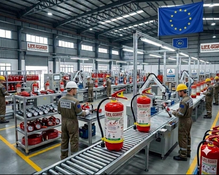 Factory Fire Safety Equipment System Provider in Europe