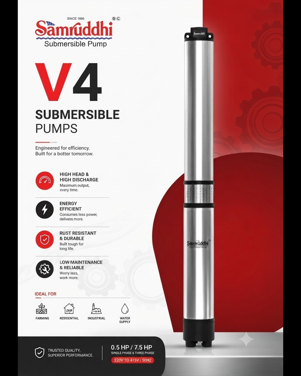 V4 2 HP 18 Stage submersible pump price Chhota Udaipur top