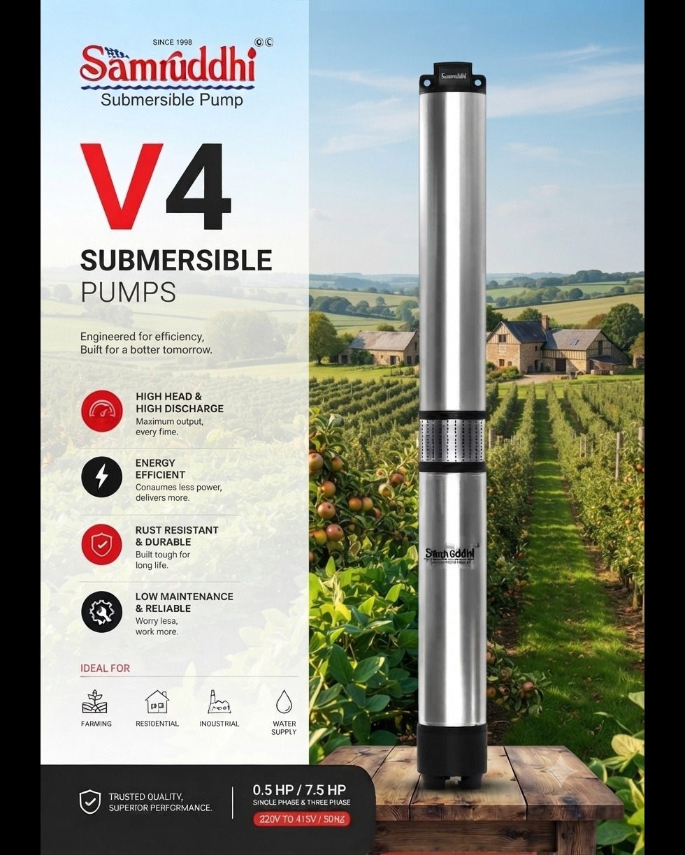 5.0 HP V4 submersible pump