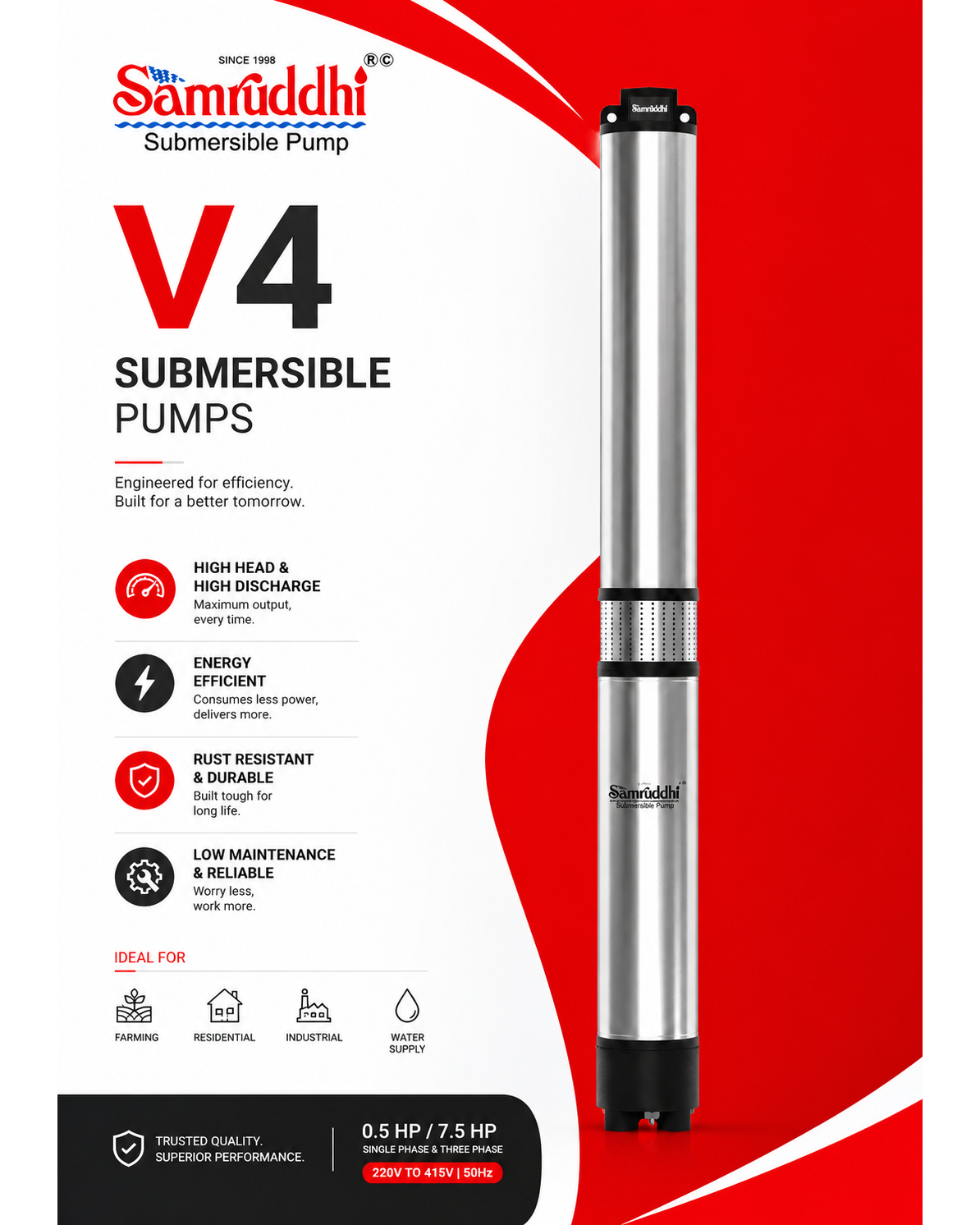 Carbon thrust bearing submersible pump