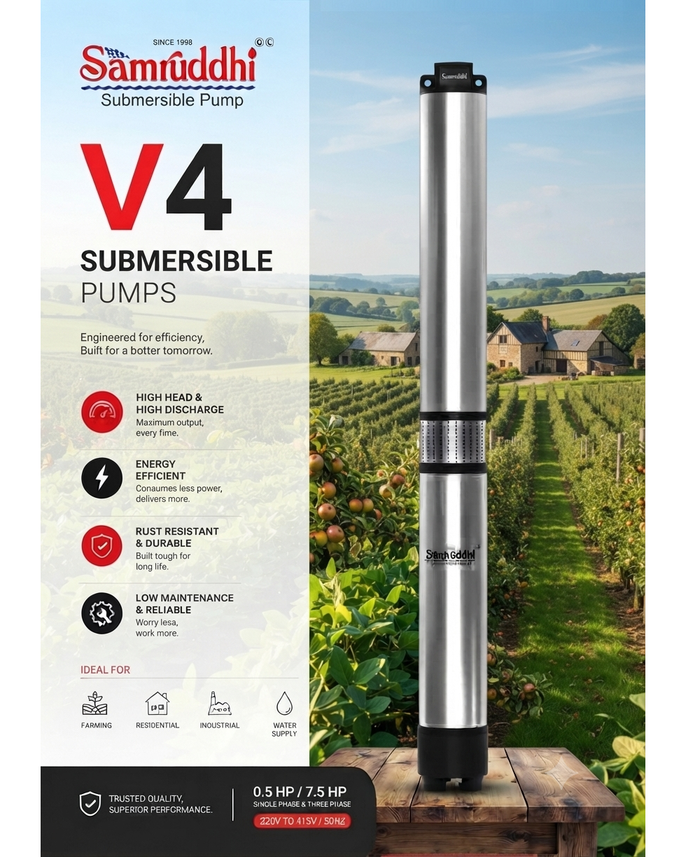 Agricultural irrigation submersible pump