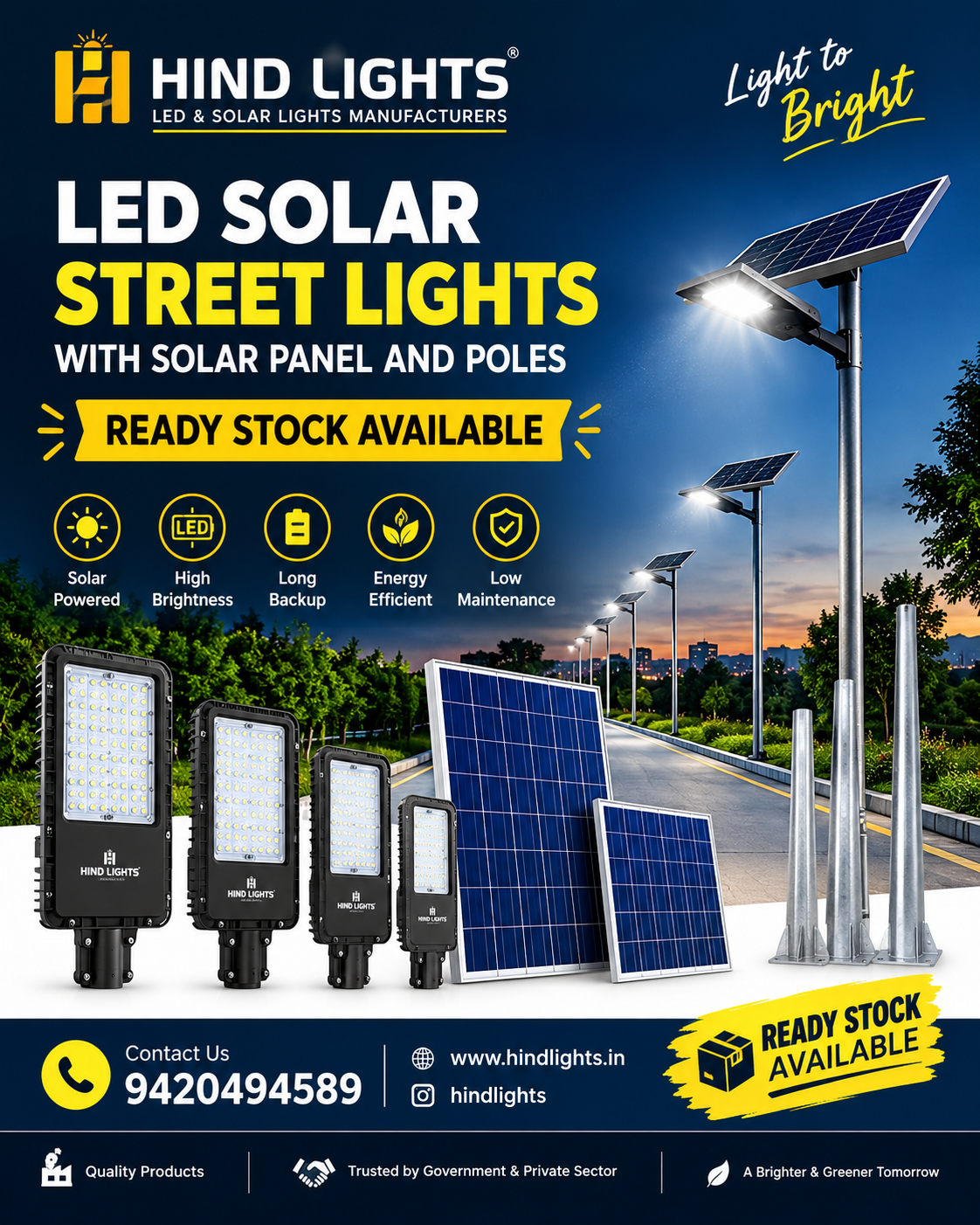 LED SOLAR STREET LIGHTS
