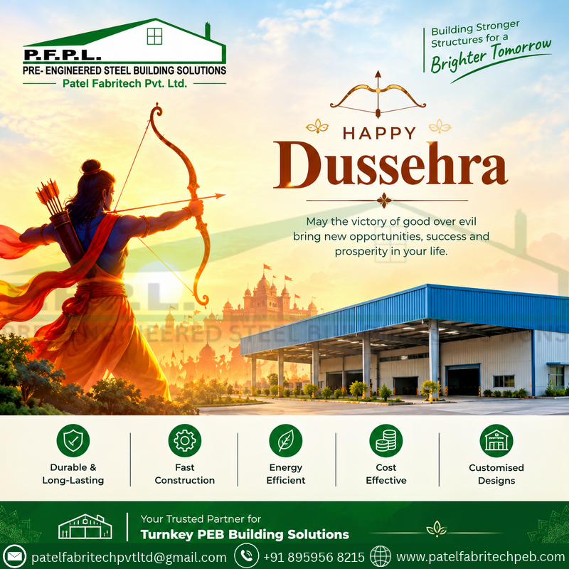 🏹✨ This Dussehra, let the victory of good inspire stronger foundations and brighter futures!
