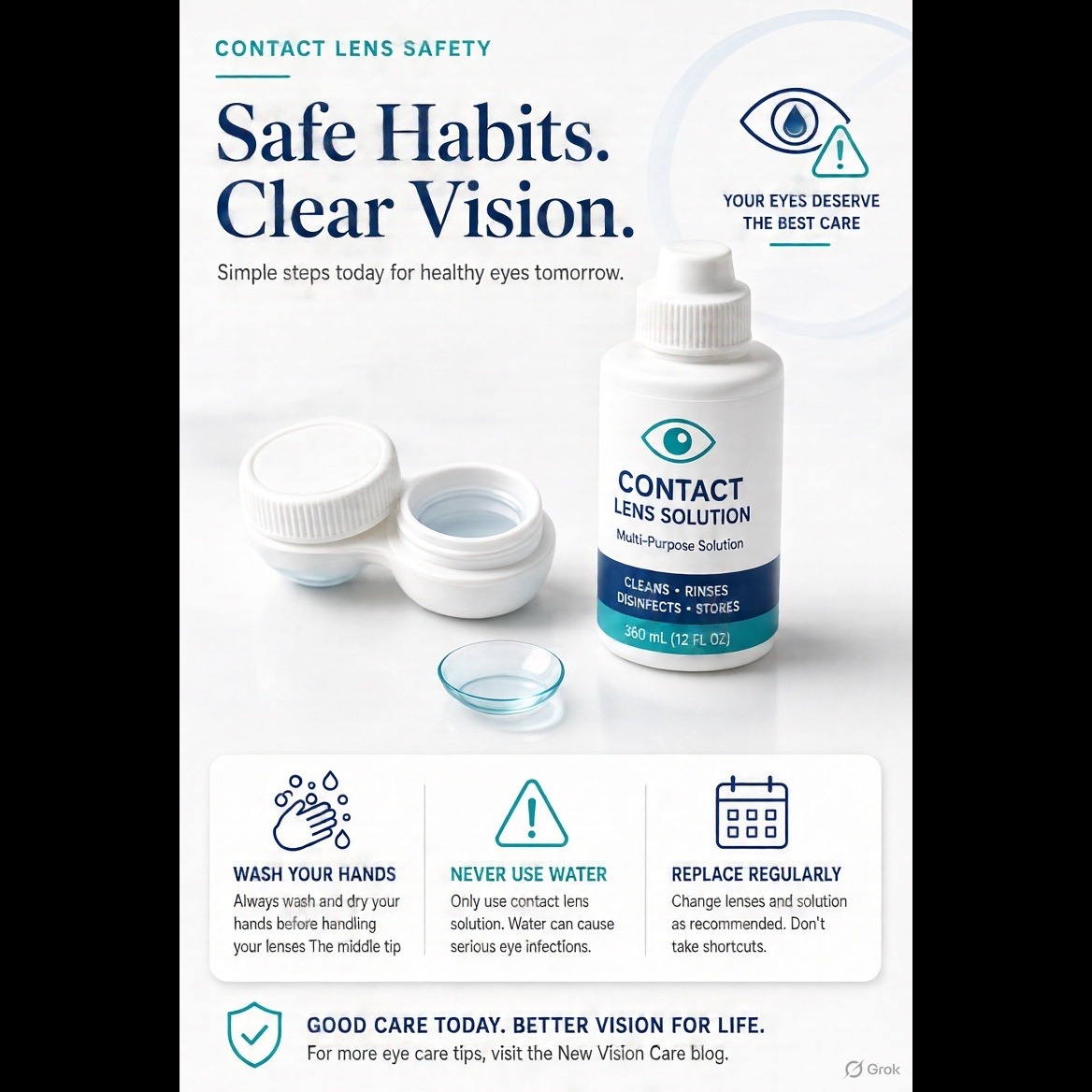 How to Handle Dry Eyes While Wearing Contact Lenses | New Vision Care