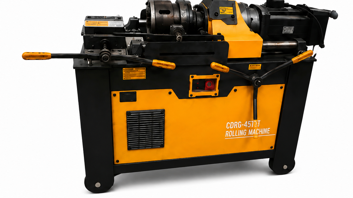 Rebar Threading Machine CDRG 45 | 16mm to 40mm TMT Bar Thread Rolling Machine, 5.5 kW