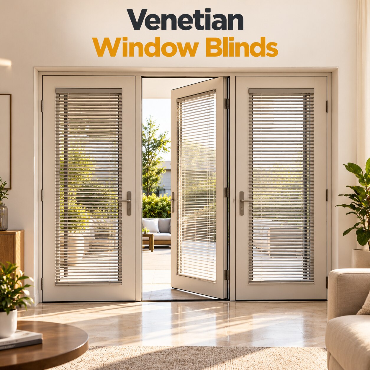 Can Venetian Window Blinds Suit Three Leaf French Doors