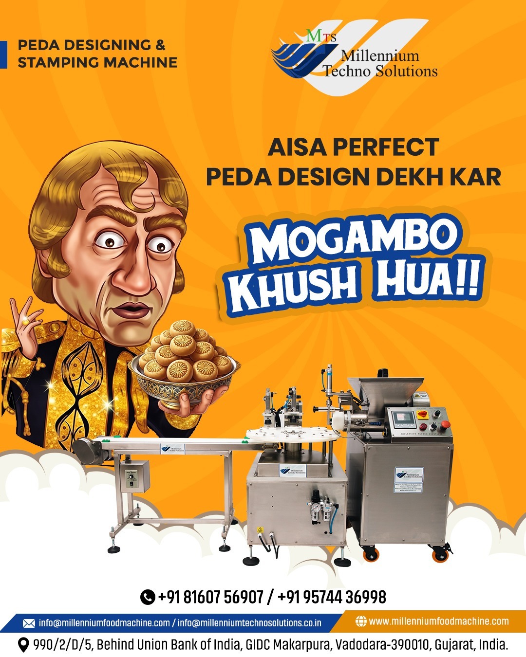 "Aisa perfect peda design dekh kar... Mogambo khush hua!!" ππ¦ΉββοΈ Bring unmatched perfection, consi...