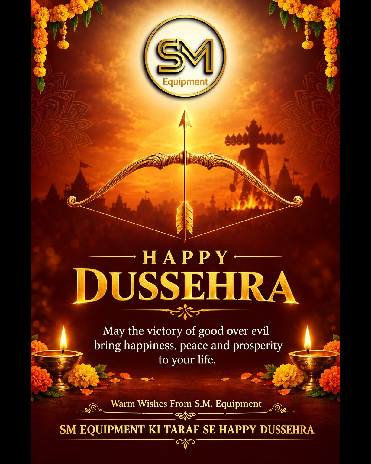 Happy Dussehra – Warm Wishes from S.M. Equipment