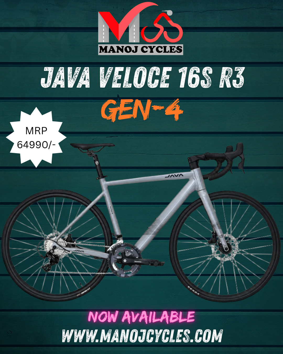 JAVA VELOCE 16S R3 GEN-4 , MANOJ CYCLES JAIPUR
