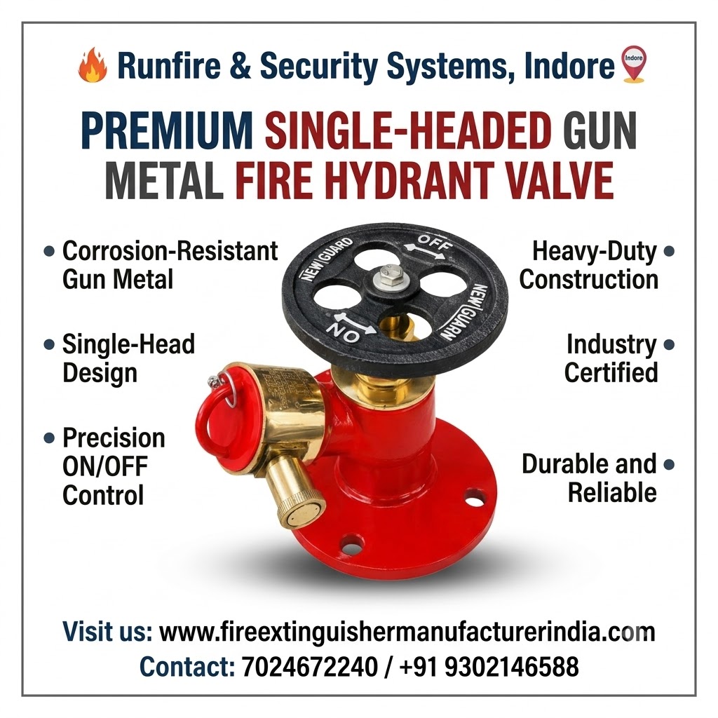Fire Hydrant Valve Gun Metal Single Headed