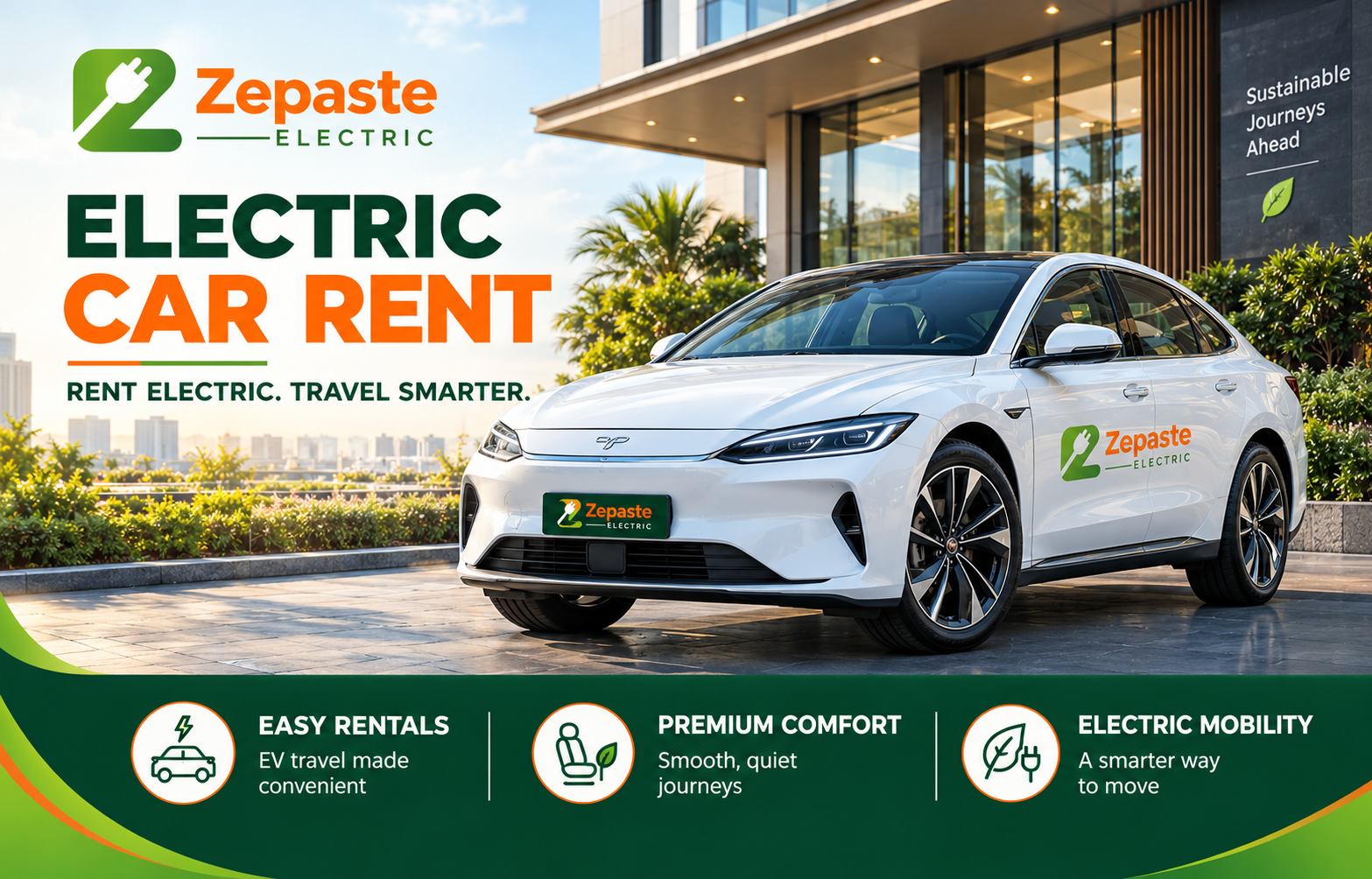 ELECTRIC CAR RENT | ZEPASTE ELECTRIC