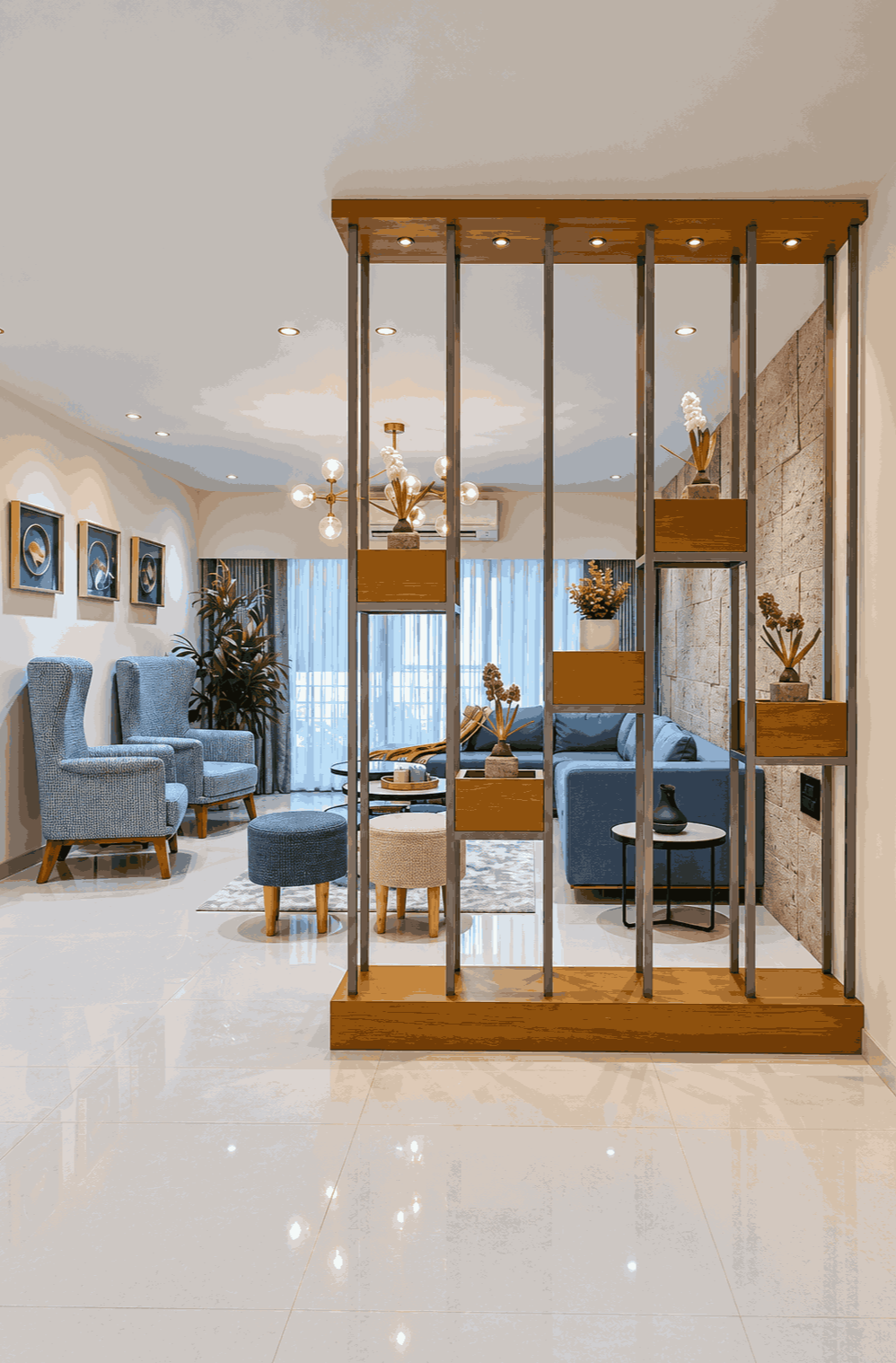 Wooden Partition Design | Chengalpattu