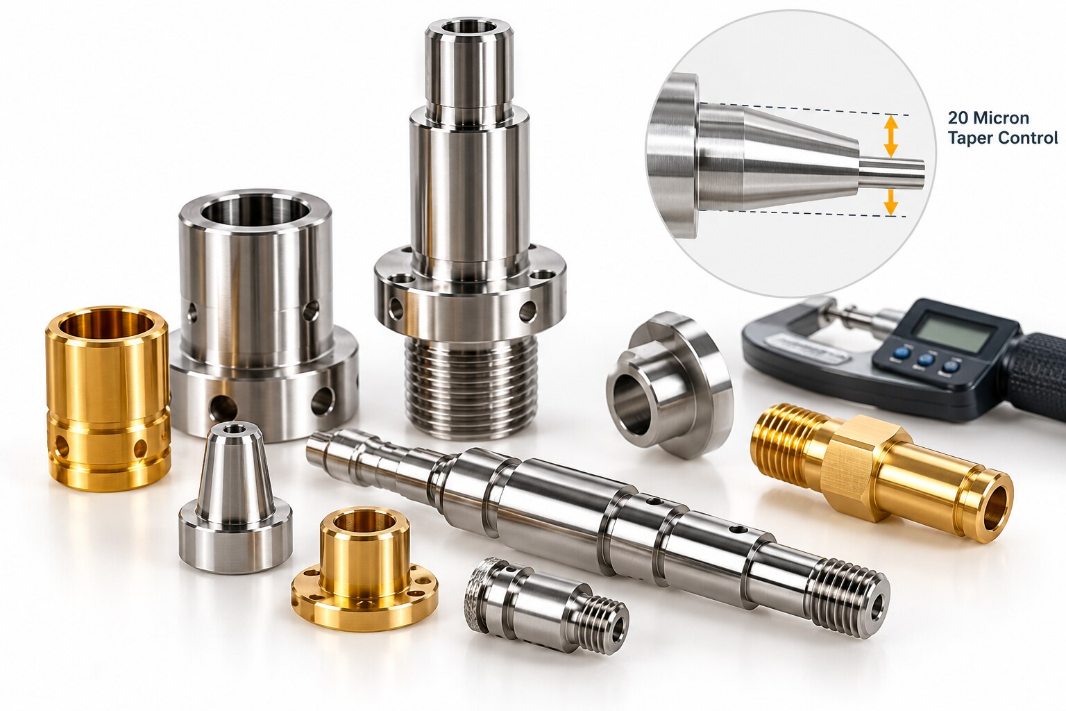 Order Precision Components with Twenty Micron Taper Control Pune