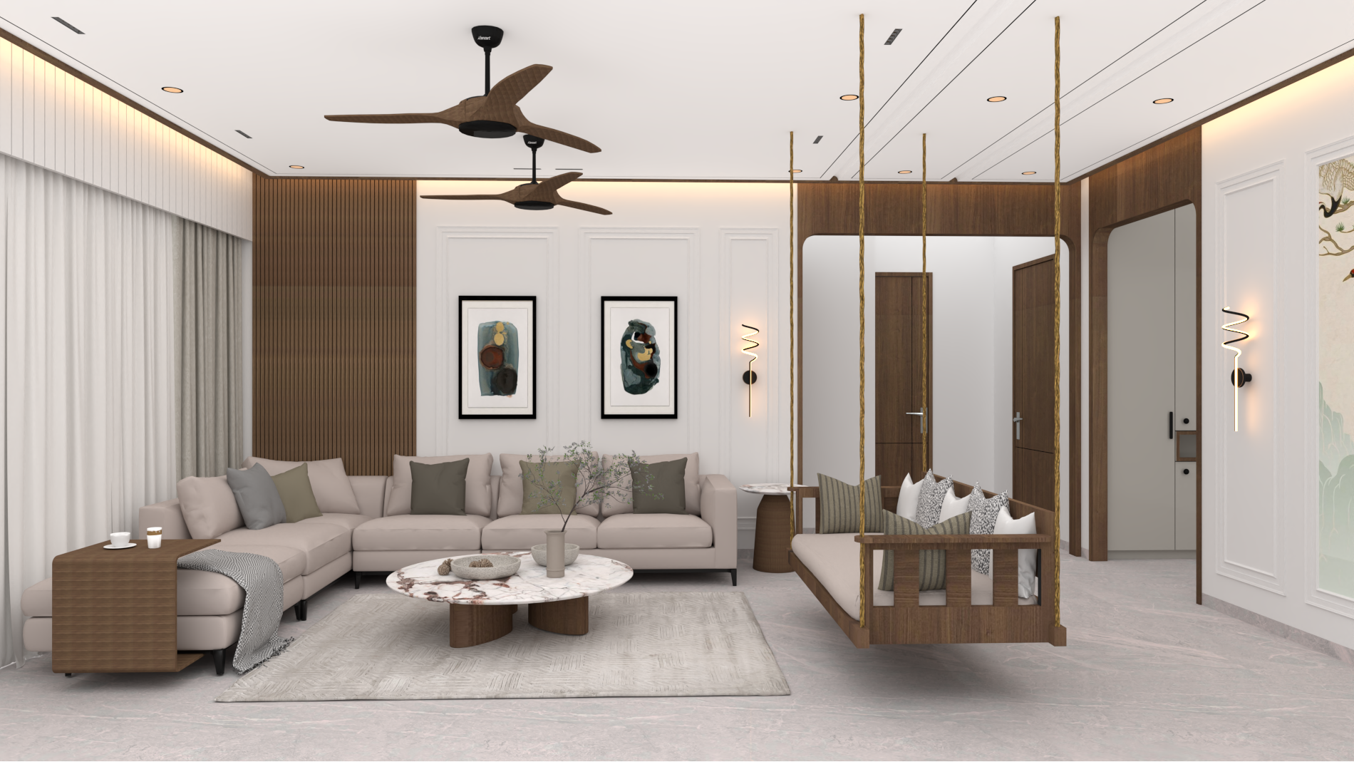 Interior Designer in Nashik, Livig room design, interior in nashik, interior from meraki interiors
