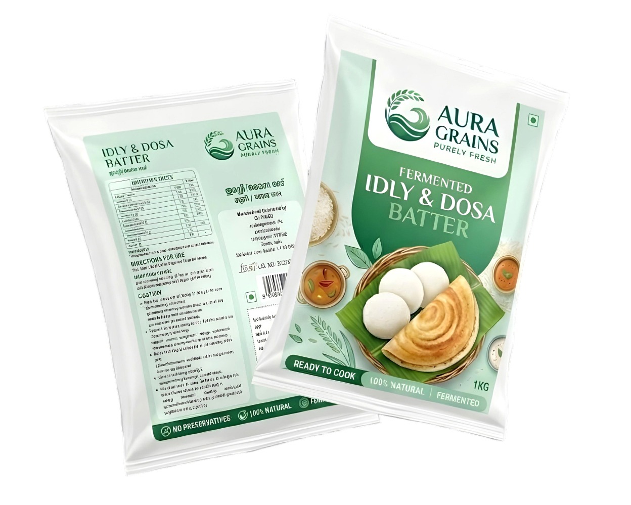 3 Side Seal Batter Pouch Packaging & Printing in Coimbatore