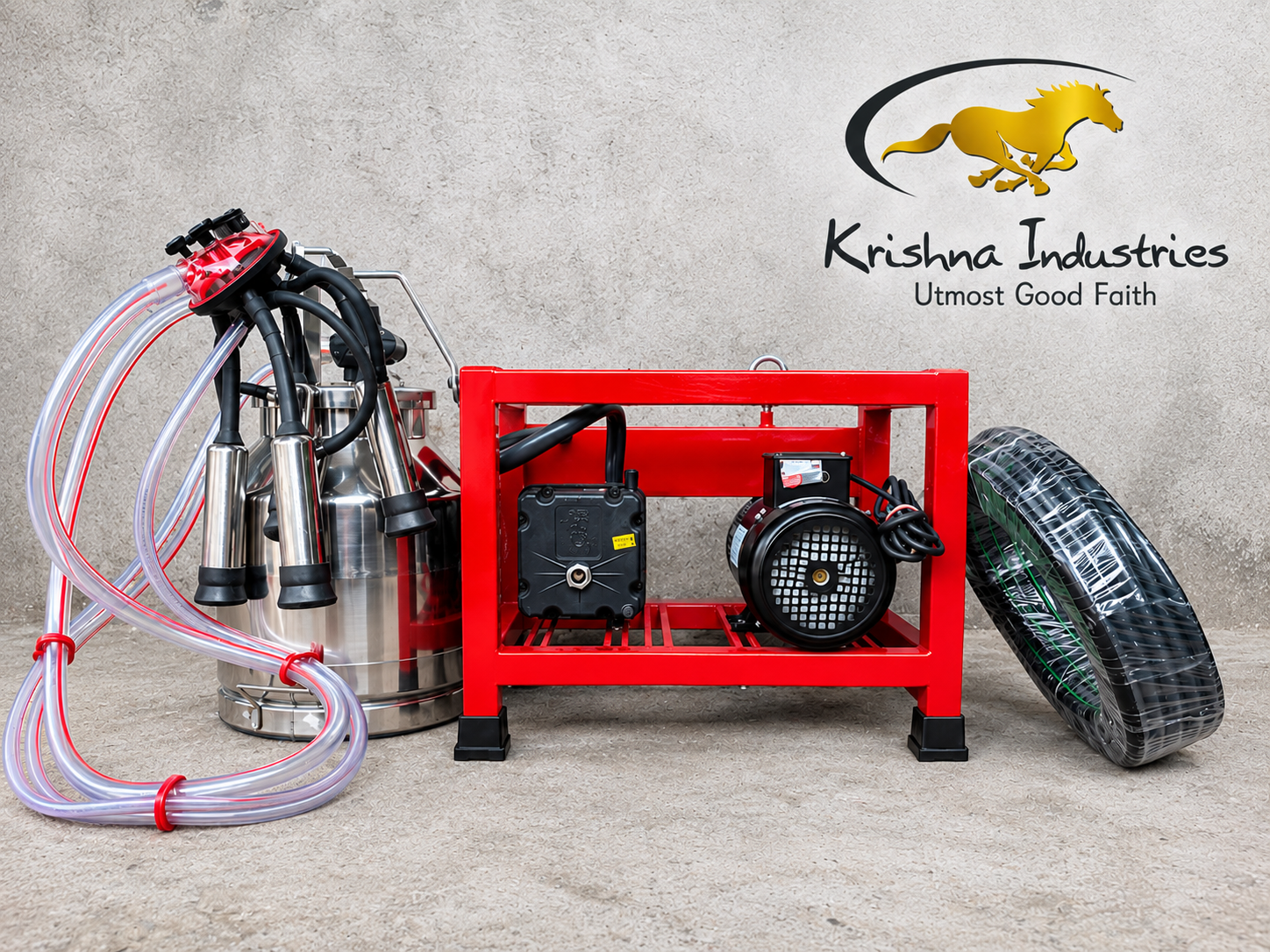 Advanced Milking Machine for Dairy Farms | Krishna Industries