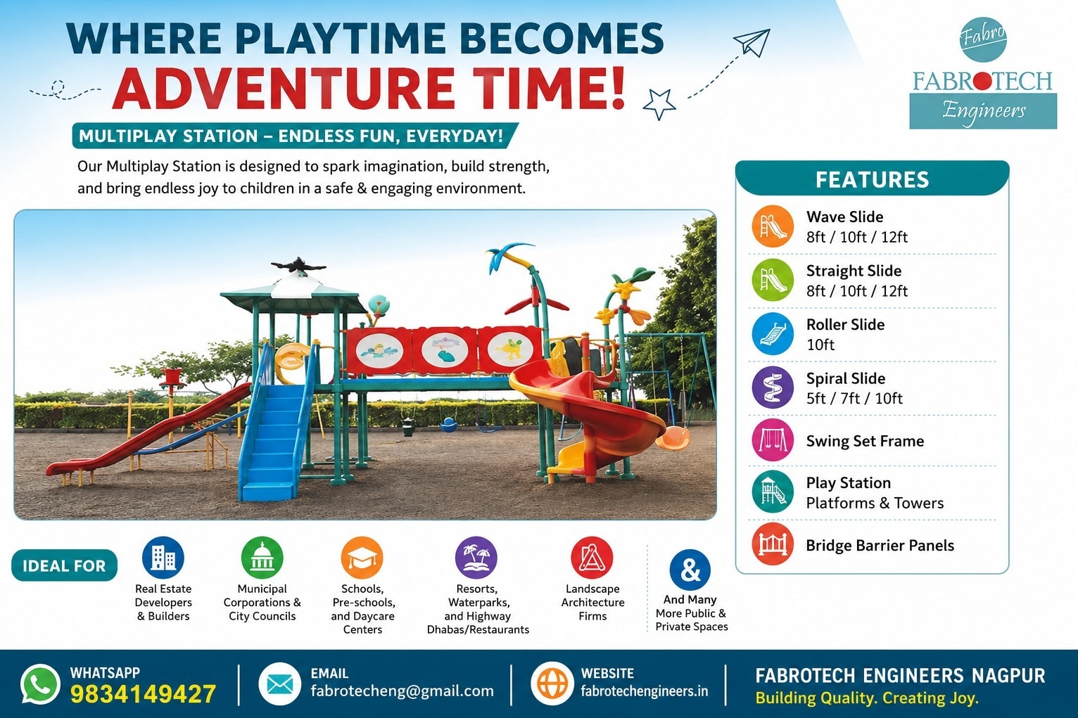 What to Consider When Selecting Playground Equipment for Schools, Parks and Housing Societies