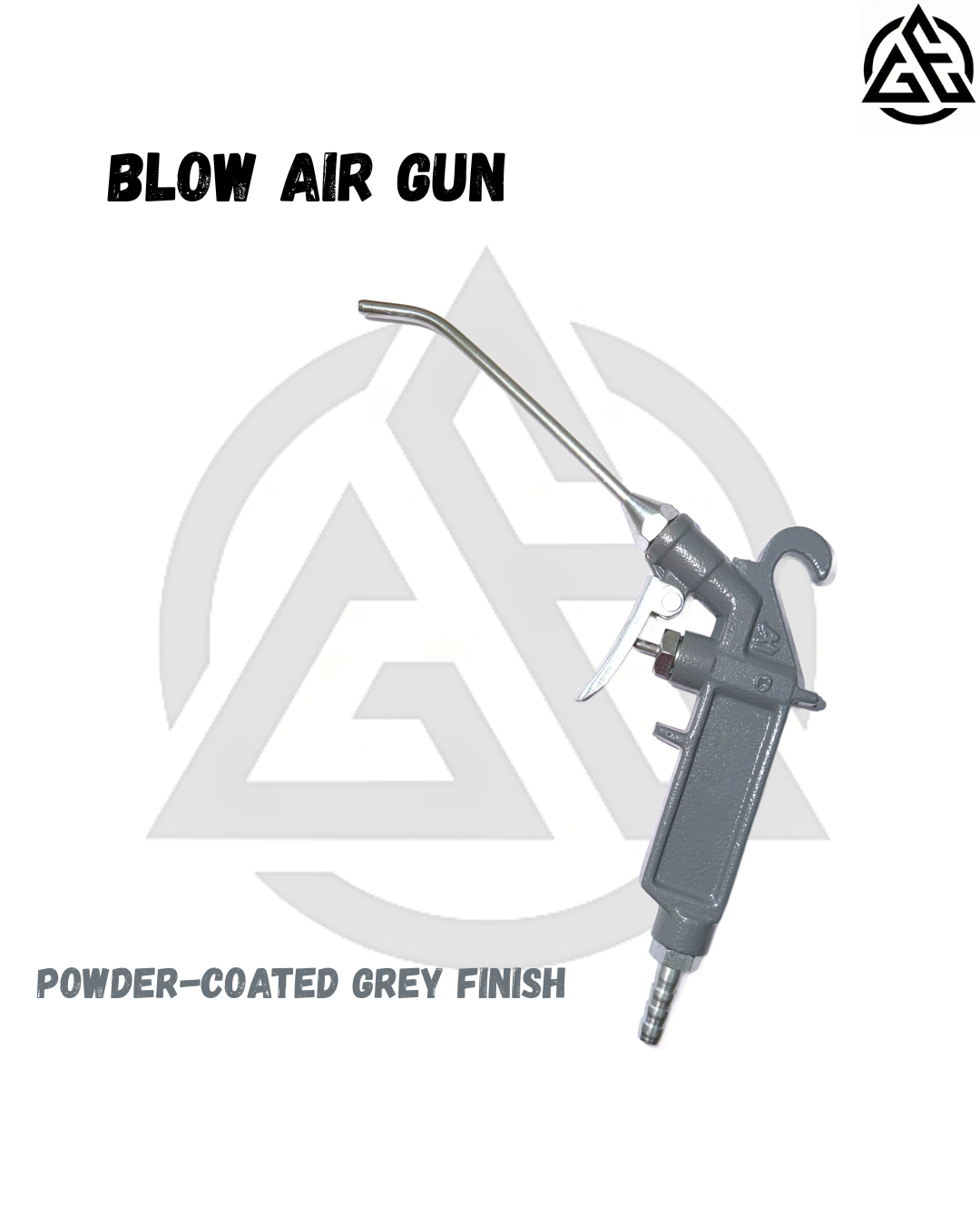 Introducing the Powder-Coated Grey Pneumatic Blow Air Gun!