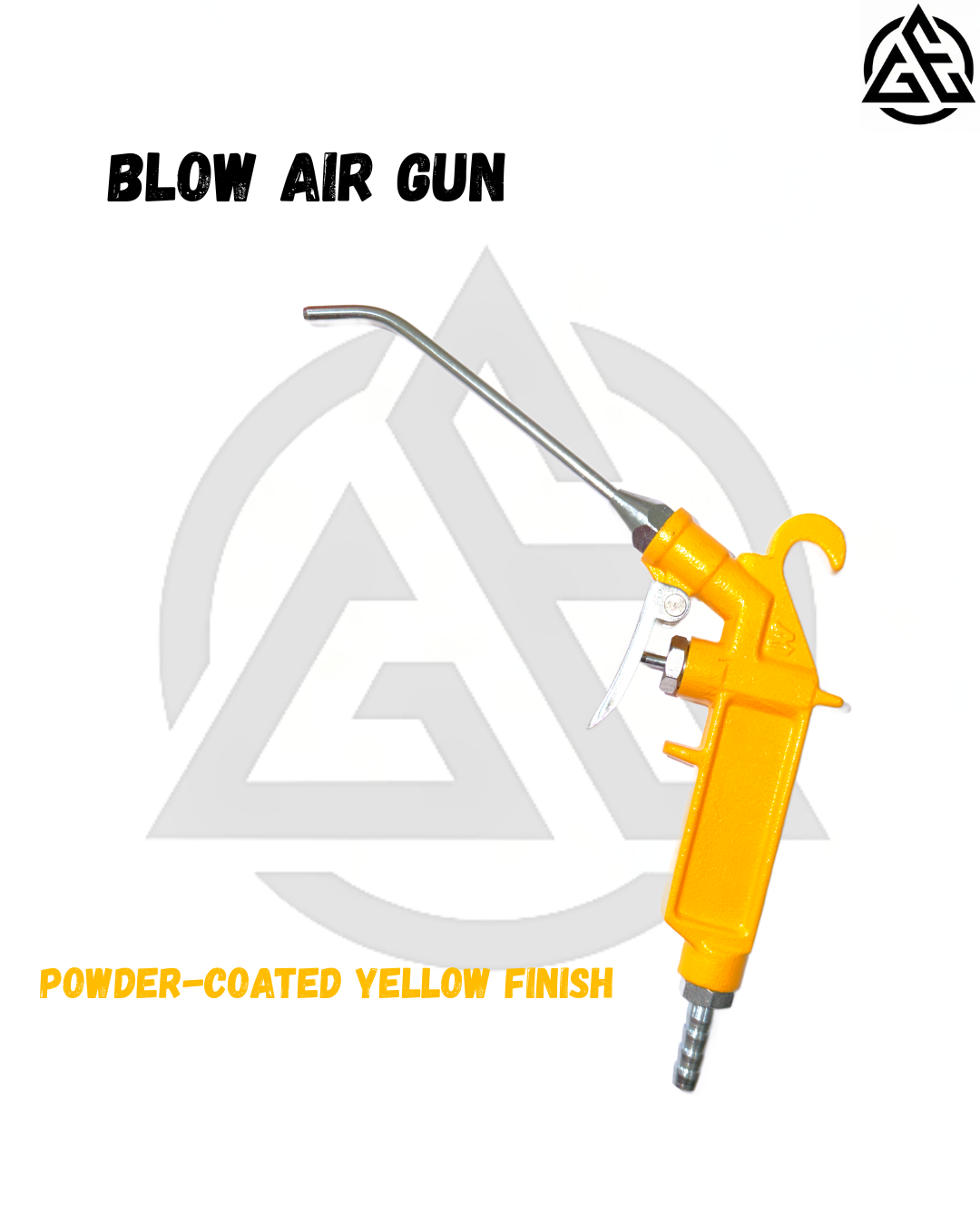 Introducing the Powder-Coated Yellow Pneumatic Blow Air Gun!