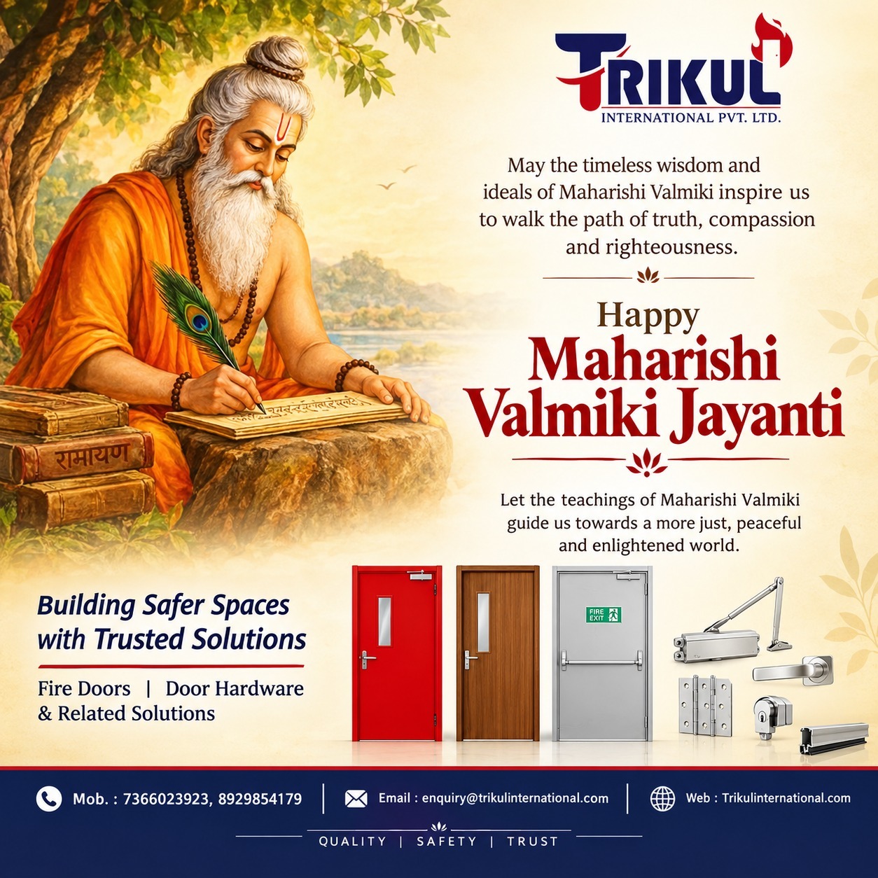 š Happy Maharishi Valmiki Jayanti! š