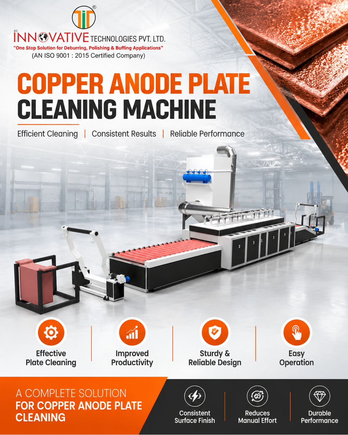 Copper Anode Plate Cleaning Machine Manufacturers