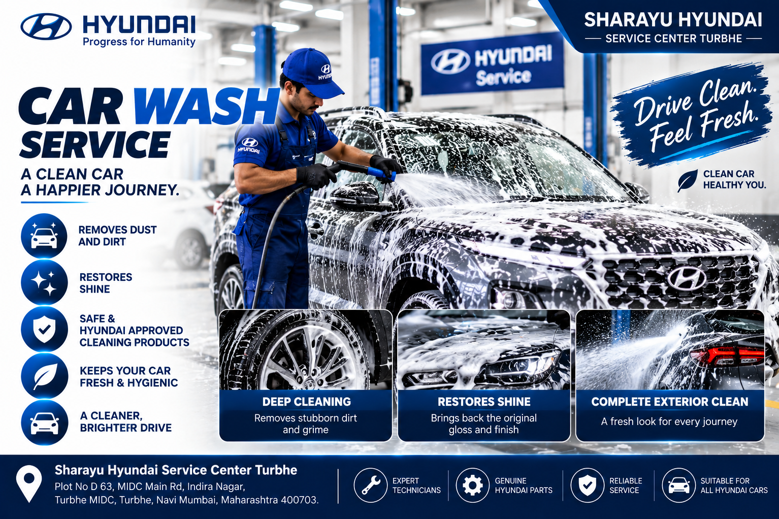 Sharayu Hyundai Turbhe – Drive Clean. Feel Fresh. Shine Brighter.