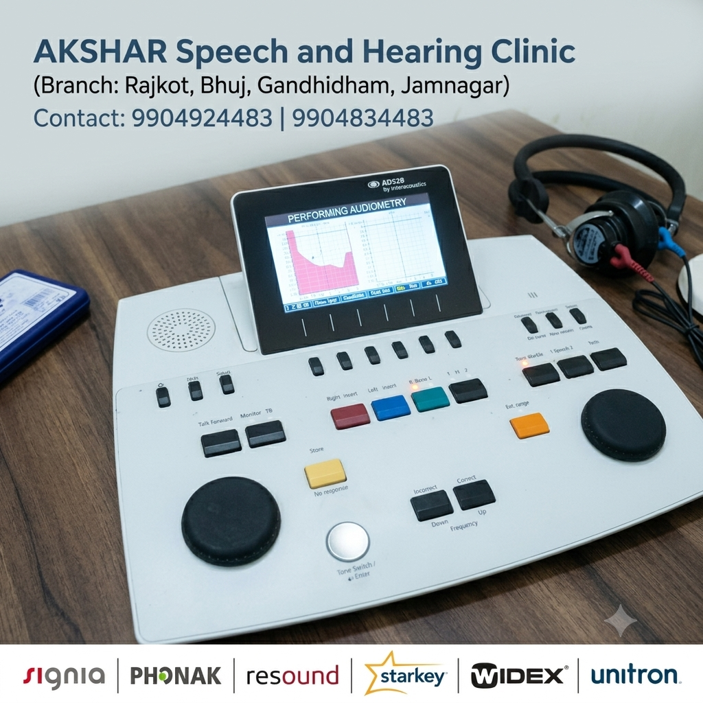 Audiometry test hearing aid trial
