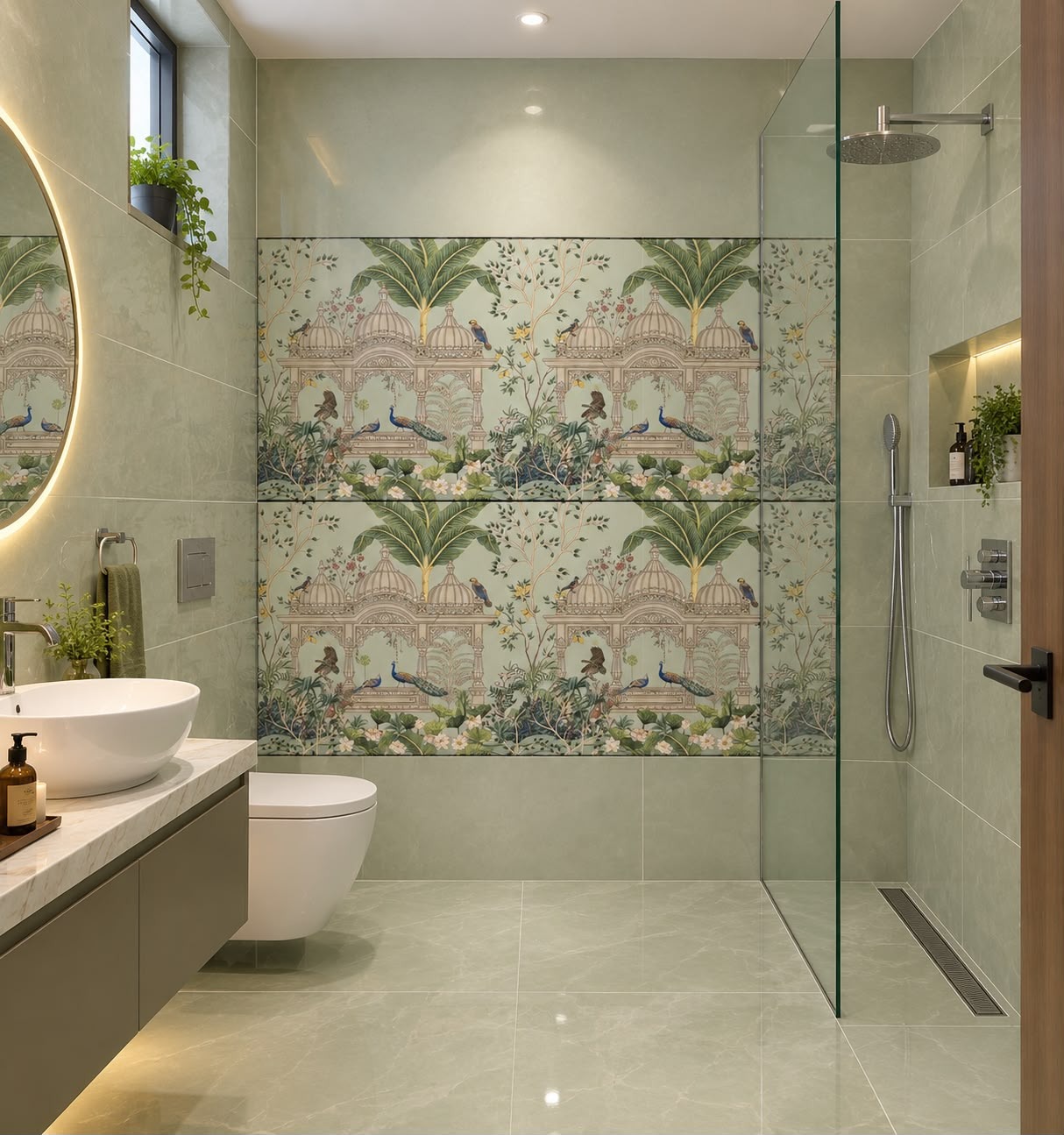 BATHROOM DECORATIVE TILES