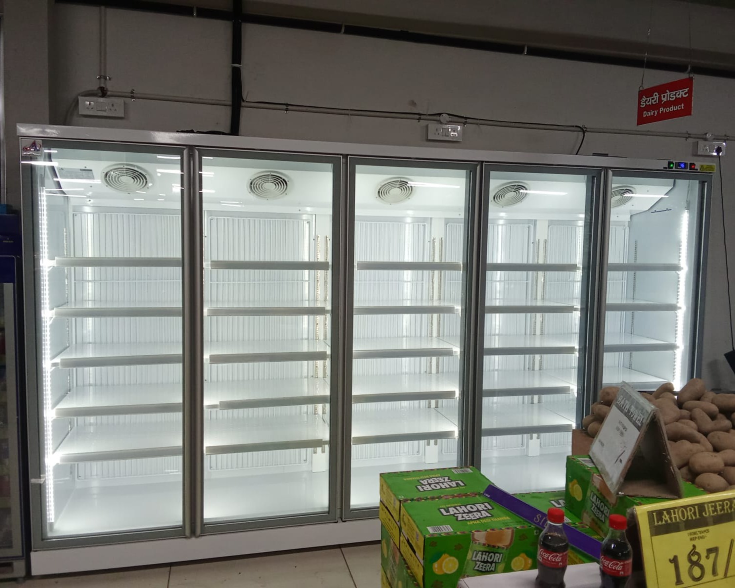 Supermarket 5 door remote chiller In Delhi
