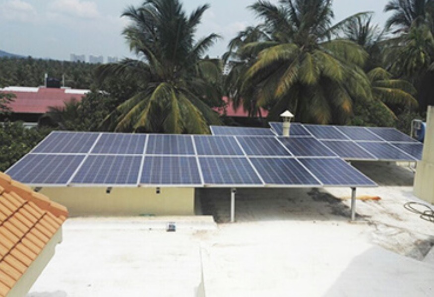 RESIDENTIAL SOLAR PANEL INSTALLATION IN SATELLITE, AHMEDABAD