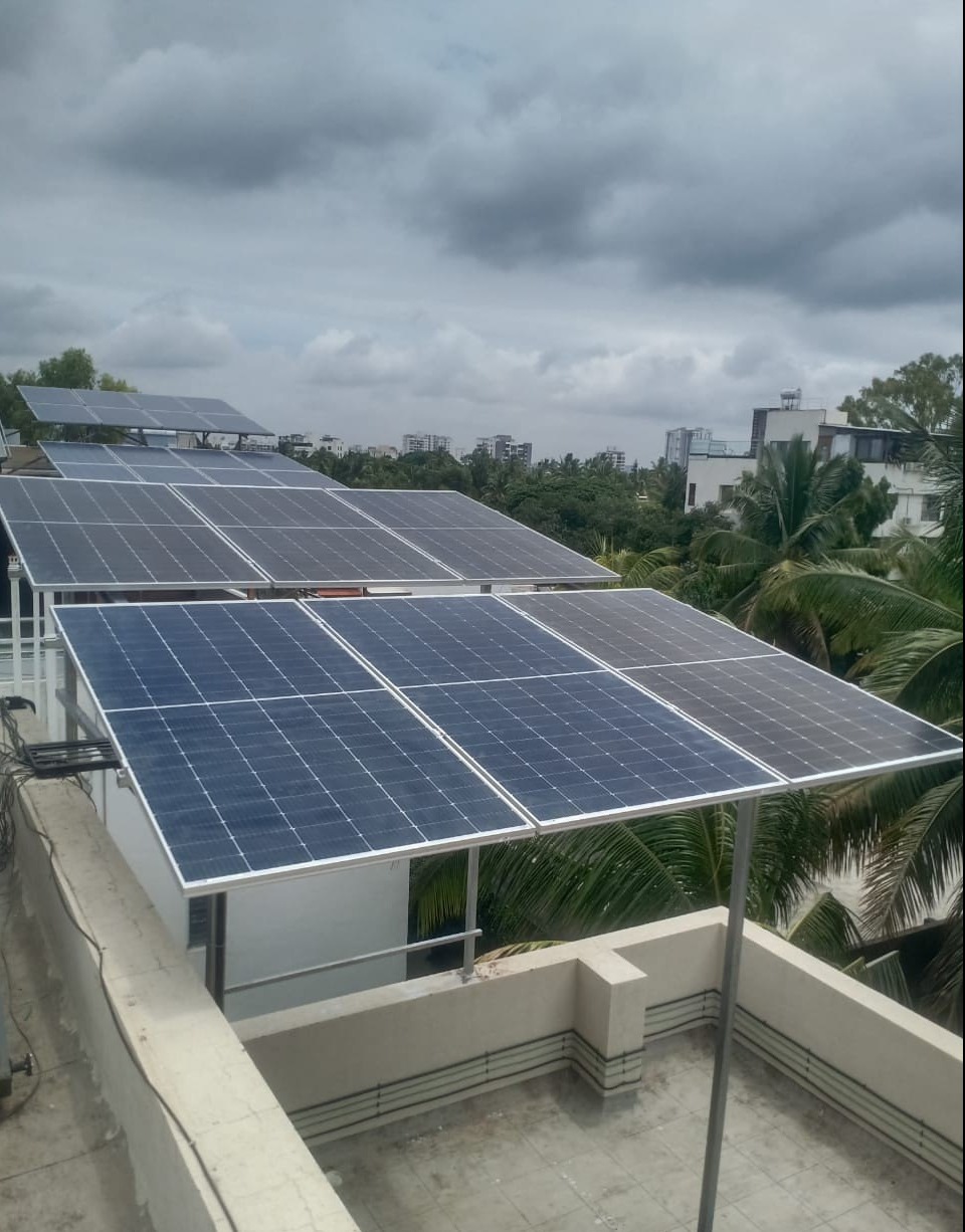 RESIDENTIAL SOLAR PANEL INSTALLATION IN BODAKDEV, AHMEDABAD